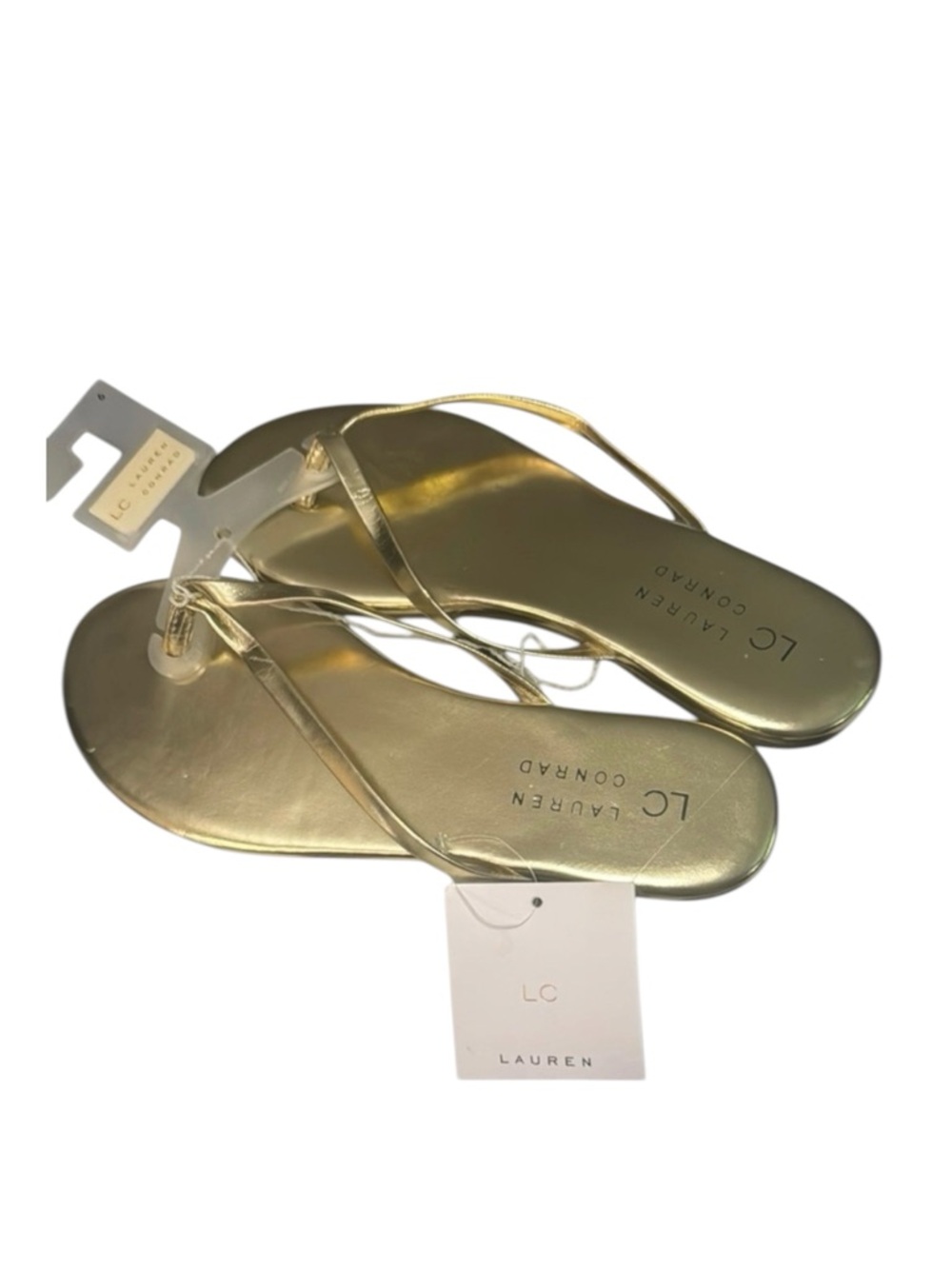 Lauren Conrad Gold Sandals